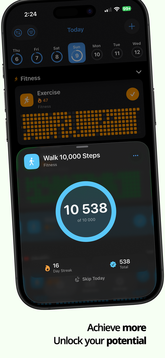 HabitKeep app screenshots