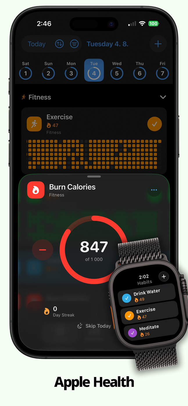 HabitKeep app screenshots